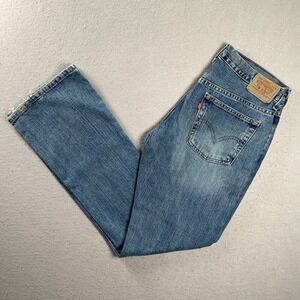 Vintage Levi's 515 Bootcut Jeans Women's 8L (32x33) Nouveau Blue Denim Y2K